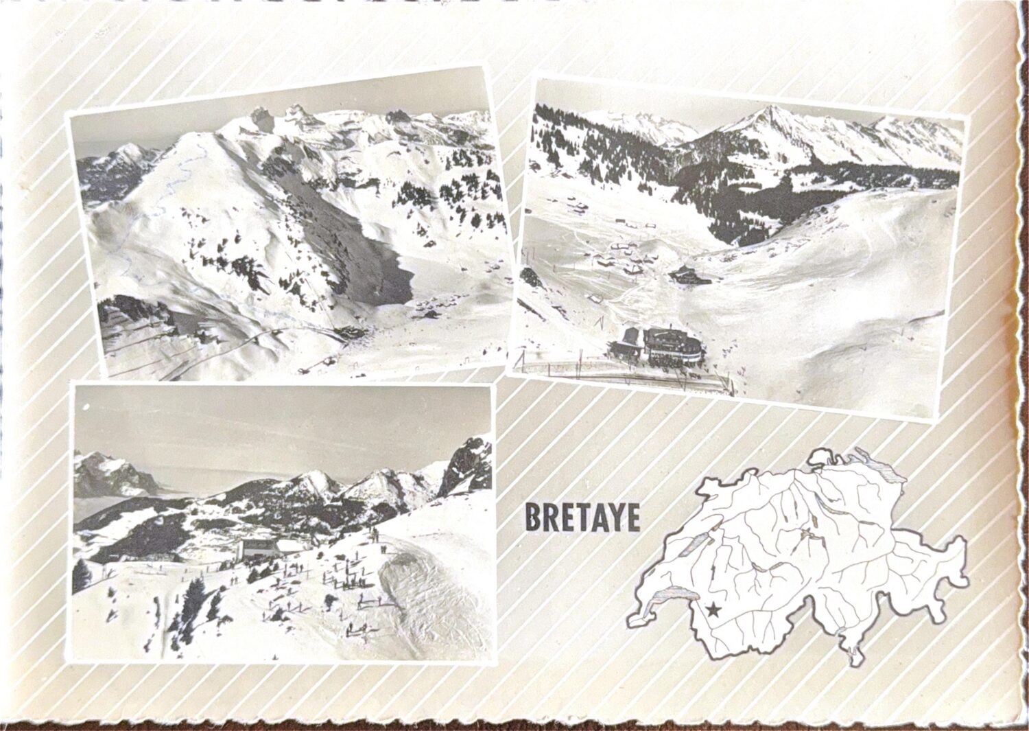 Vintage postcard: Bretaye photo collection